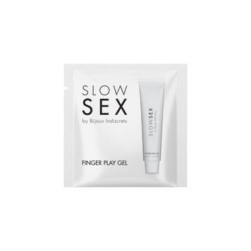 Пробник гель-змазки для мастурбації Bijoux Indiscrets Slow Sex Finger play gel SO5947 фото