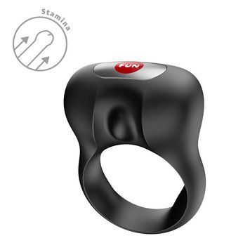 Ерекційне віброкільце Fun Factory Steady Black SX4232 фото