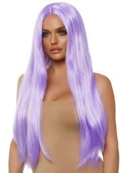 Перука Leg Avenue 33&Prime; Long straight center part wig lavender SO8589 фото